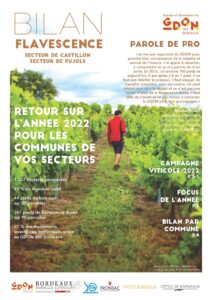 Bilan 2022: secteurs de Castillon et de Pujols