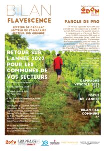 Bilan 2022 : secteurs de Cadillac, de sud Gironde et de Saint Macaire