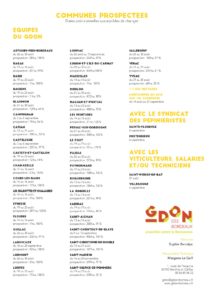 Programme de prospection 2019